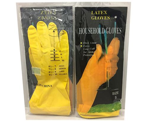 OK HOUSEHOLD GLOVES GANTS DE MENAGE LATEX TAILLE S