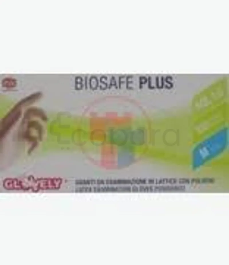 GLOVELY BIOSAFE PLUS GANTS D'EXAMEN POUDRÉS TAILLE M BOITE DE 100