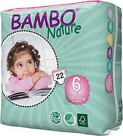 BAMBO NATURE COUCHES TAILLE XL 16KG-30KG BOITE DE 22