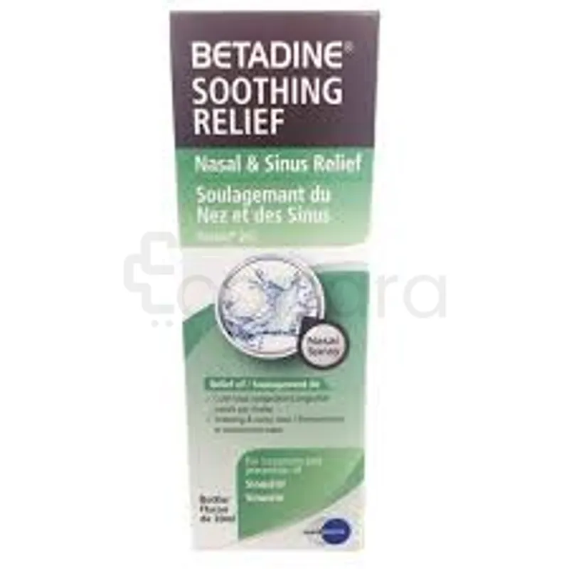 BETADINE SOOTHING RELIEF SPRAY NASAL 20ML