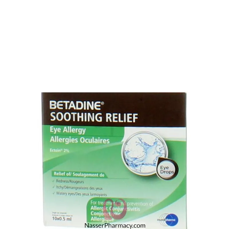 BETADINE SOOTHING RELIEF EYE ALLERGY OCULAIRES 10ML COLLYRE