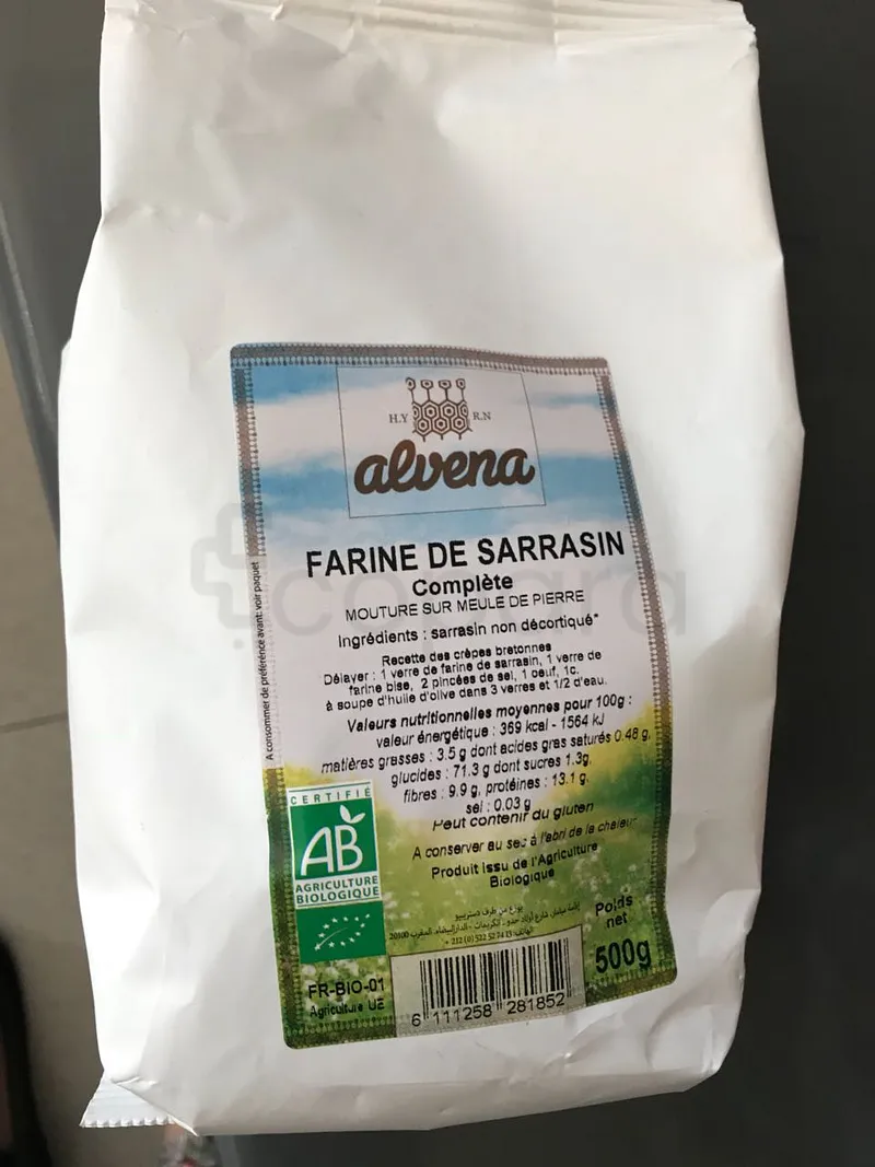 ALVENA FARINE DE SARRASIN 500G