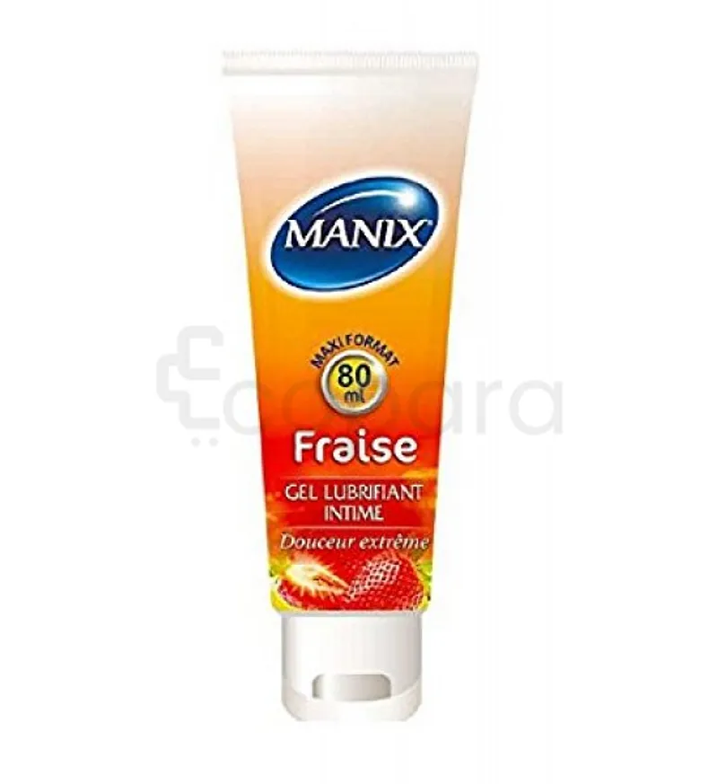 MANIX GEL LUBRIFIANT INTIME FRAISE 80ML