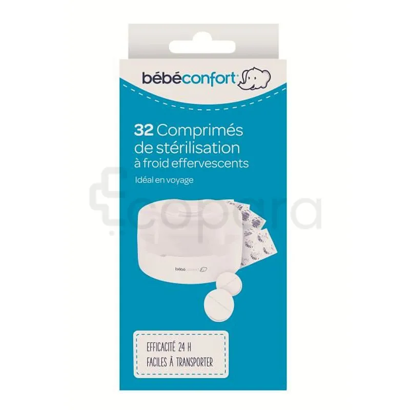BEBE CONFORT COMPRIMES DE STERILISATION BOITE DE 32