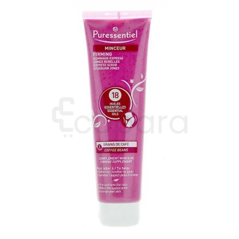 PURESSENTIEL MINCEUR GOMMAGE EXPRESS ZONES REBELLES AUX 18 HUILES ESSENTIELLES 150ML
