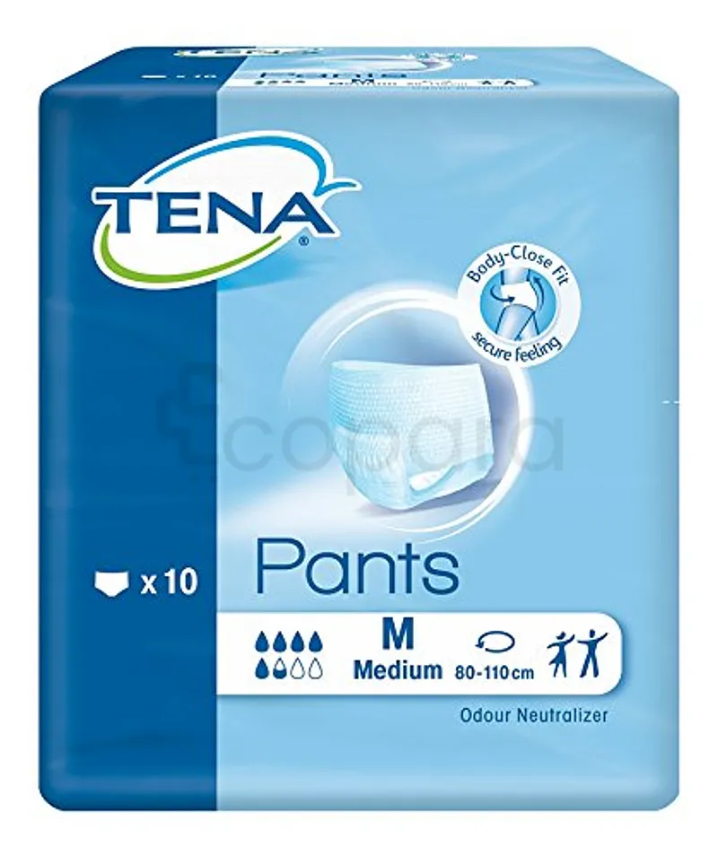 TENA PANTS COUCHES ADULTES TAILLE M BOITE DE 10