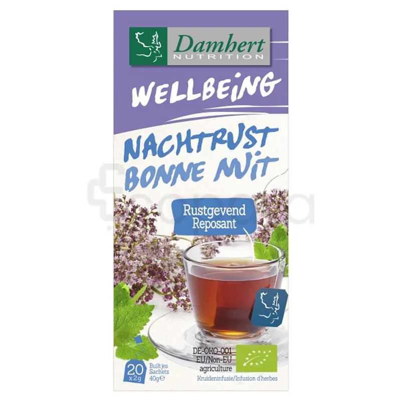 DAMHERT TISANE BONNE NUIT BOITE DE 20 SACHETS