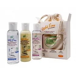 BIO SEASONS BS BEBE LOU COFFRET VOYAGE GEL LAVANT 100ML + EAU NETTOYANTE 100ML + LINIMENT BIO 100ML