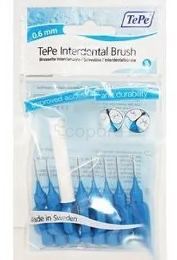 TEPE BROSSETTES INTERDENTAIRES BLEU 0.6MM