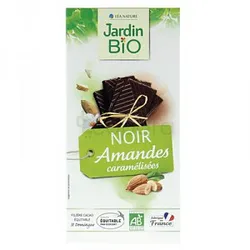 LEA NATURE JARDIN BIO CHOCOLAT NOIR AMANDES 100G