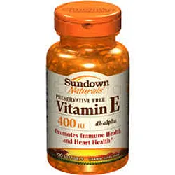 SUNDOWN NATURALS VITAMIN E 400IU BOITE DE 100 CAPSULES