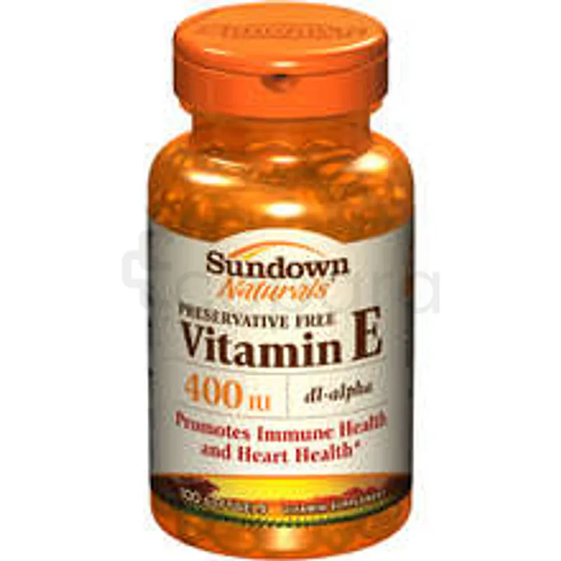 SUNDOWN NATURALS VITAMIN E 400IU BOITE DE 100 CAPSULES
