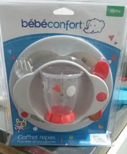 BEBE CONFORT REPAS SPORT ASSIETTE + BOL + VERRE + CUILLÈRE + FOURCHETTE +18MOIS REFERENCE 3105203100
