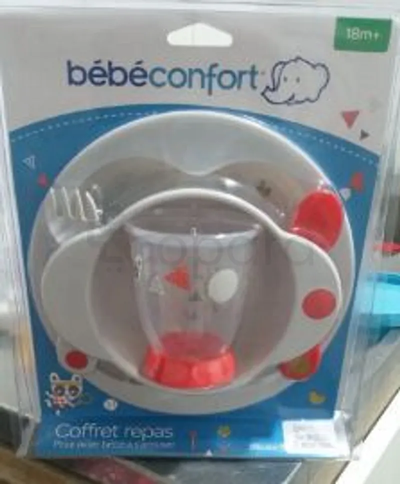 BEBE CONFORT REPAS SPORT ASSIETTE + BOL + VERRE + CUILLÈRE + FOURCHETTE +18MOIS REFERENCE 3105203100
