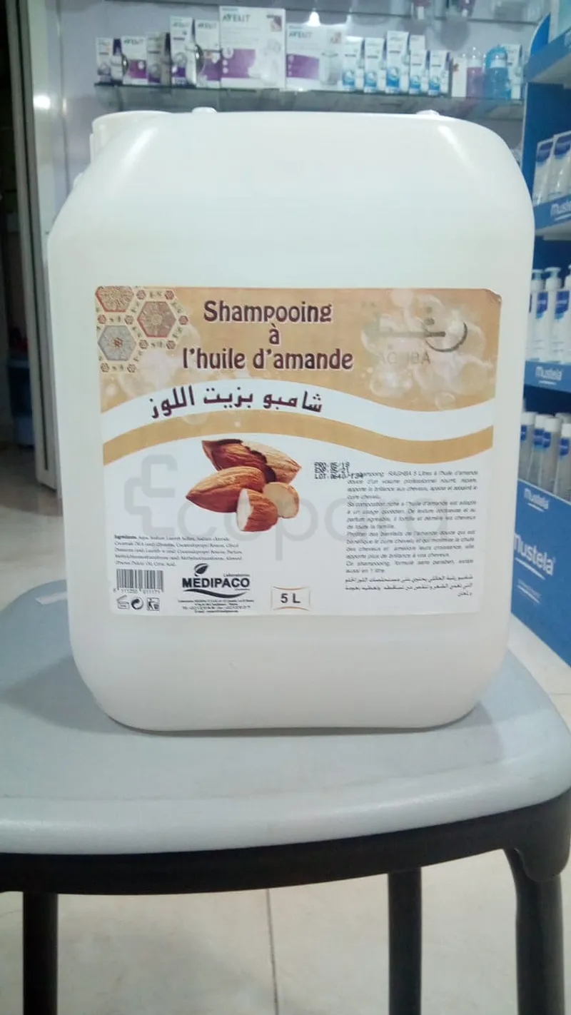 RAGHBA SHAMPOOING A L'HUILE D'AMANDE 5L