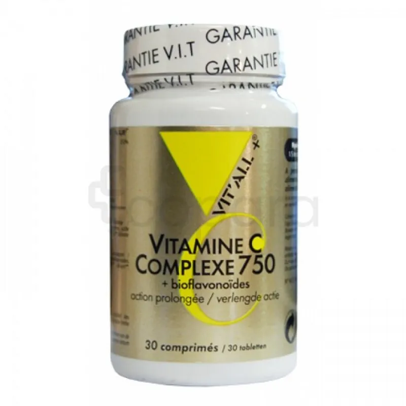 VITALL+ VITAMINE C COMPLEXE 750 BOITE DE 30 COMPRIMES