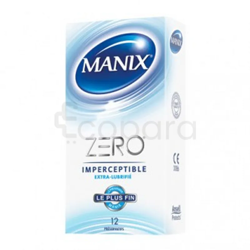 MANIX ZERO IMPERCEPTIBLE BOITE DE 12