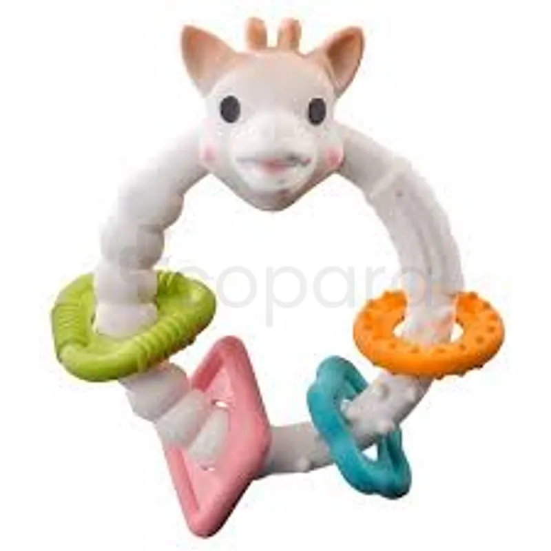 SOPHIE LA GIRAFE ANNEAU DE DENTITION SO'PURE COLO'RINGS REF 220120