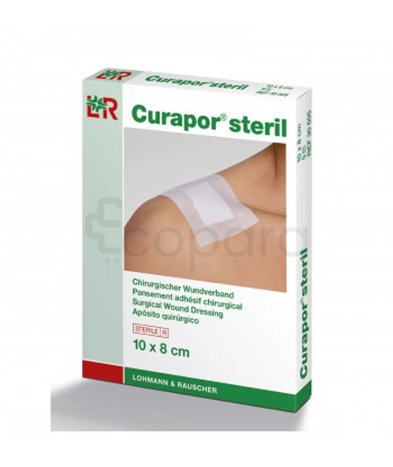 LOHMANN ET RAUSCHER LR CURAPOR TRANSPARENT STERILE 10CM*8CM BOITE DE 10 REFERENCE 14525