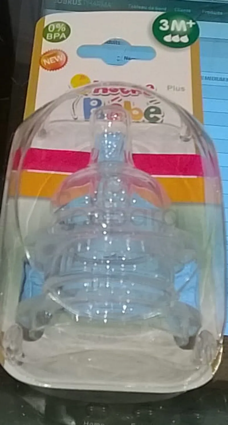 NOTRE BEBE TETINE PLUS SILICONE +3MOIS TAILLE M BOITE DE 2 REFERENCE BD061-27M