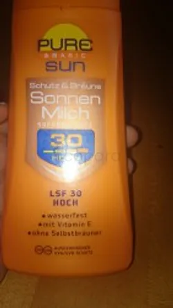PURE AND BASIC SUN AMBRE SOLAIRE SPF30 250ML