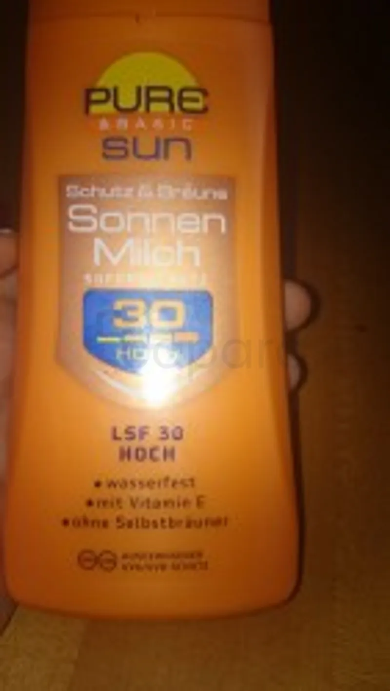 PURE AND BASIC SUN AMBRE SOLAIRE SPF30 250ML