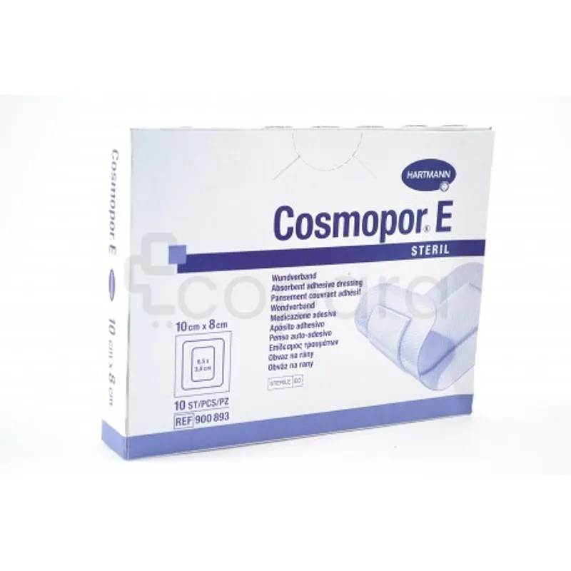 HARTMANN COSMOPOR E STERIL 10CM*8CM BOITE DE 10