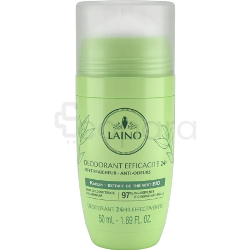 LAINO DEODORANT KAOLIN EXTRAIT DE THE VERT BIO 50ML