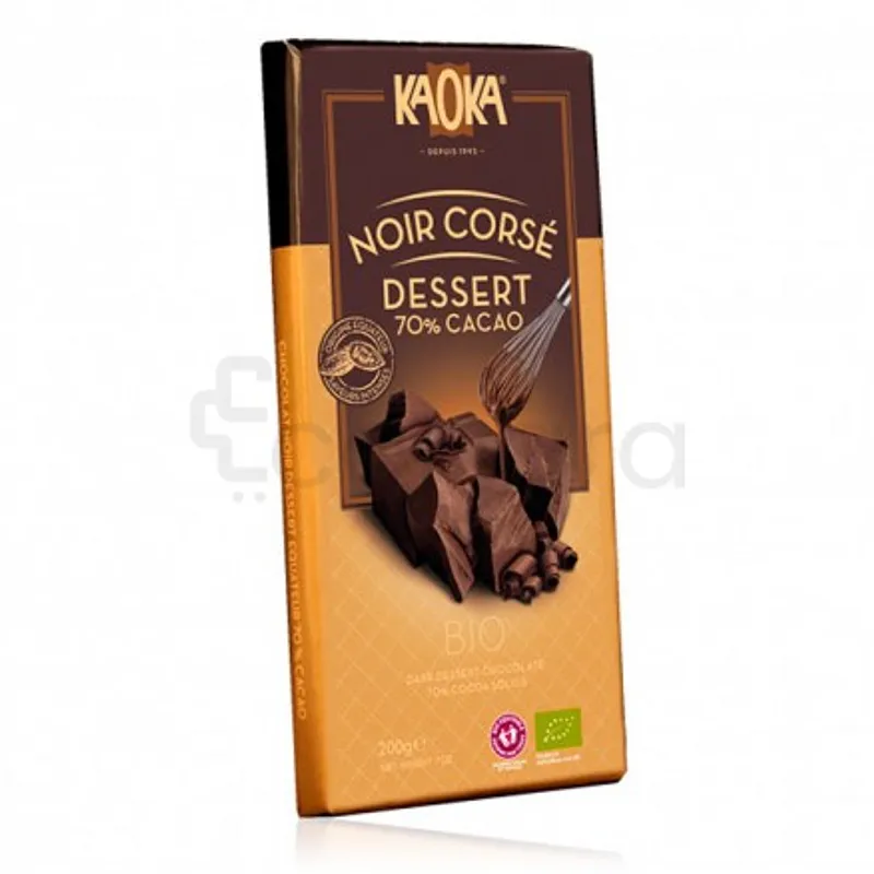 KAOKA CHOCOLAT NOIR CORSE DESSERT 70% CACAO 200G