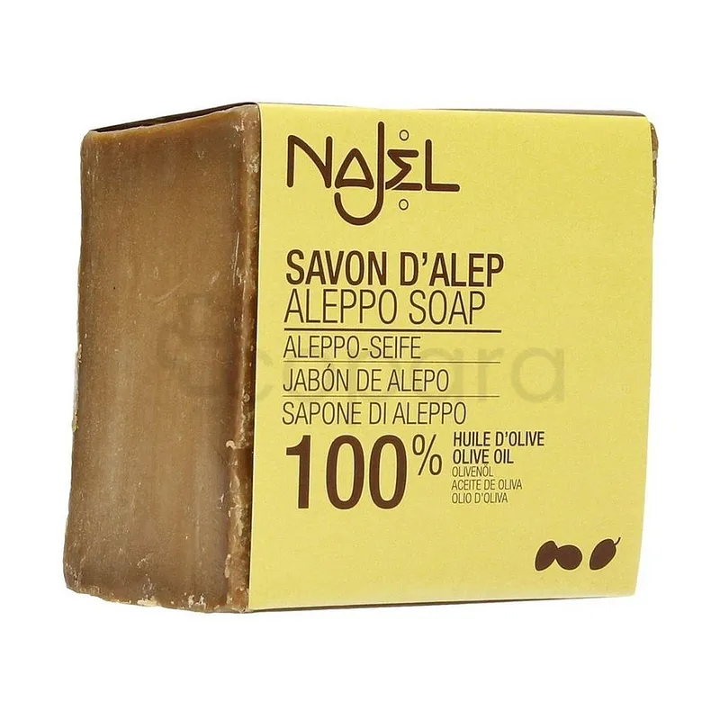 NAJEL SAVON D'ALEP 100% PURE HUILE D'OLIVE 170G