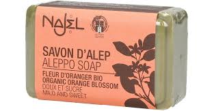 NAJEL SAVON D'ALEP A FLEUR D'ORANGER BIO 100G