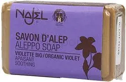 NAJEL SAVON D'ALEP VIOLETTE BIO APAISANT 100G