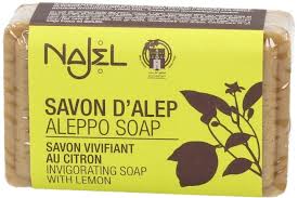 NAJEL SAVON D'ALEP CITRON AU MIEL 100G