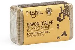 NAJEL SAVON D'ALEP DOUX AU MIEL 100G