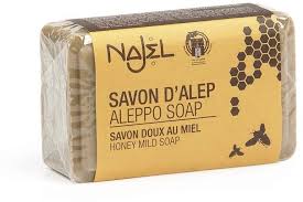NAJEL SAVON D'ALEP DOUX AU MIEL 100G
