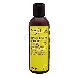 NAJEL SAVON D'ALEP LIQUIDE A HUILE D'OLIVE BIO 200ML
