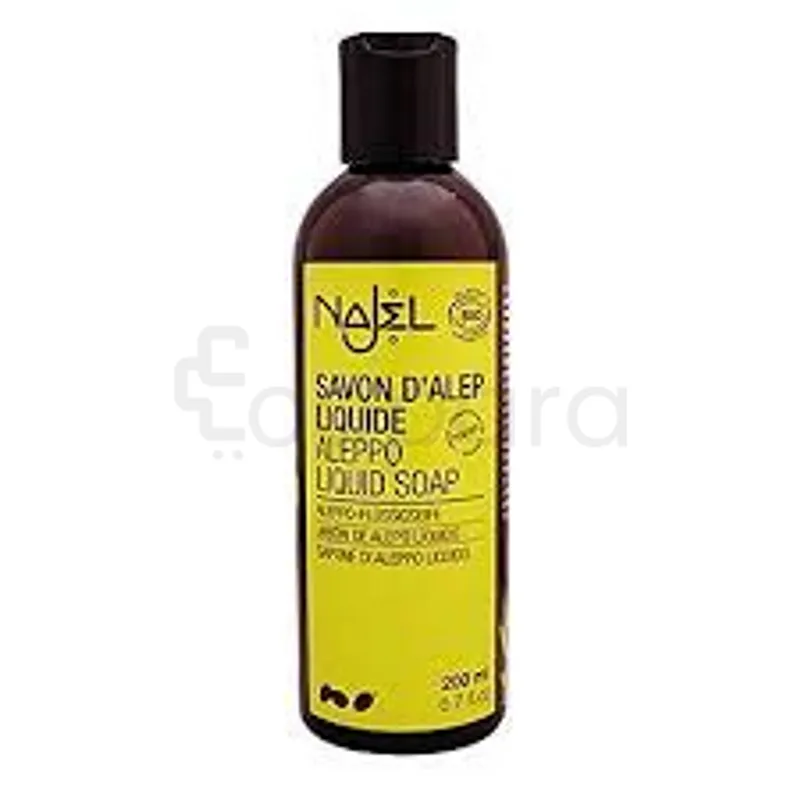 NAJEL SAVON D'ALEP LIQUIDE A HUILE D'OLIVE BIO 200ML