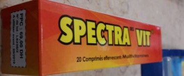 SPECTRA VIT MULTIVITAMINES BOITE DE 20 COMPRIMES EFFERVESCENTS