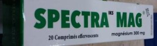 SPECTRA MAG MAGNESIUM BOITE DE 20 COMPRIMES EFFERVESCENTS