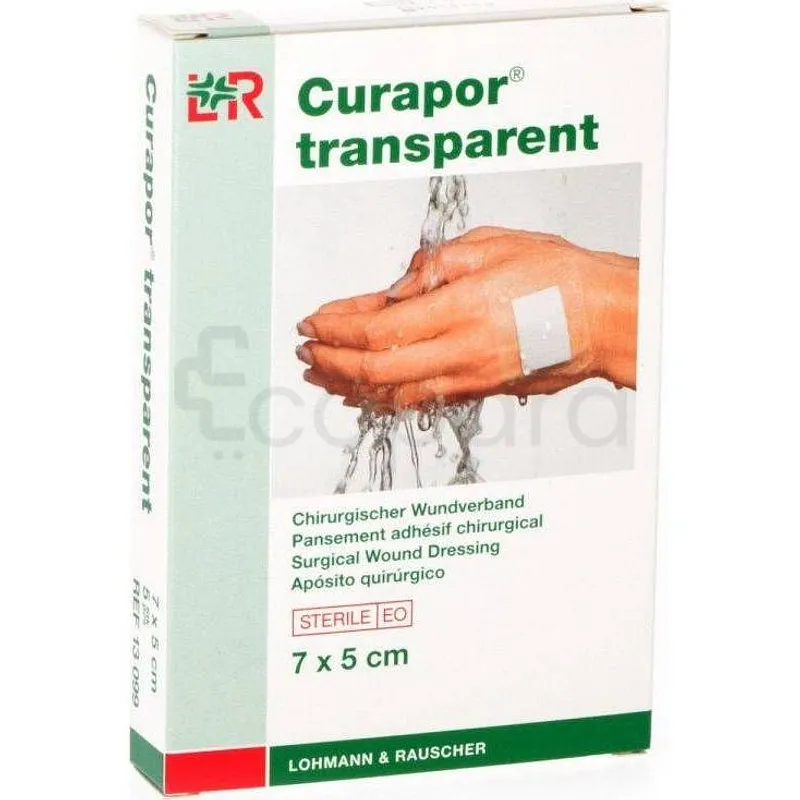 LOHMANN ET RAUSCHER LR CURAPOR TRANSPARENT STERILE 7CM*5CM REFERENCE 13099