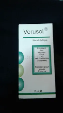 VERUSOL SOLUTION POUR USAGE EXTERNE 15ML