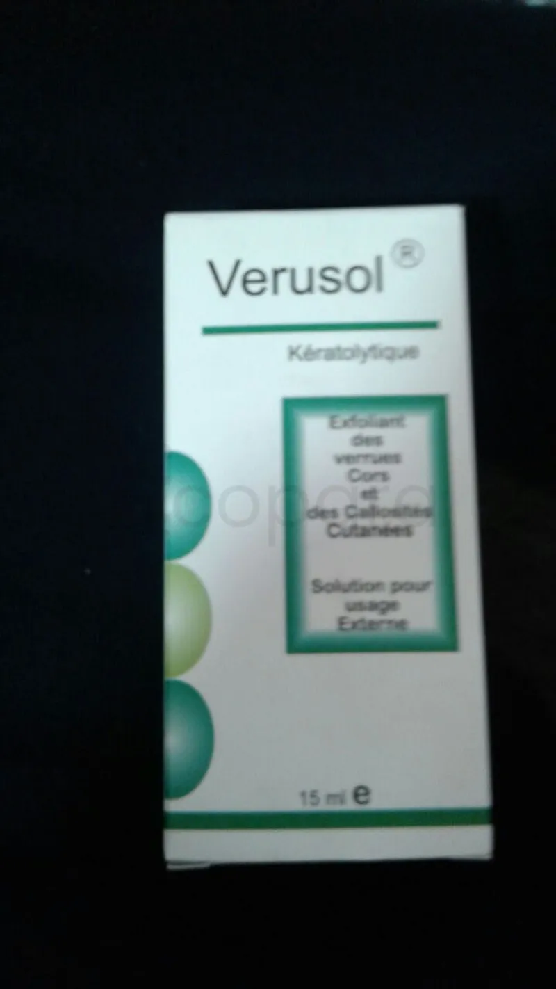 VERUSOL SOLUTION POUR USAGE EXTERNE 15ML