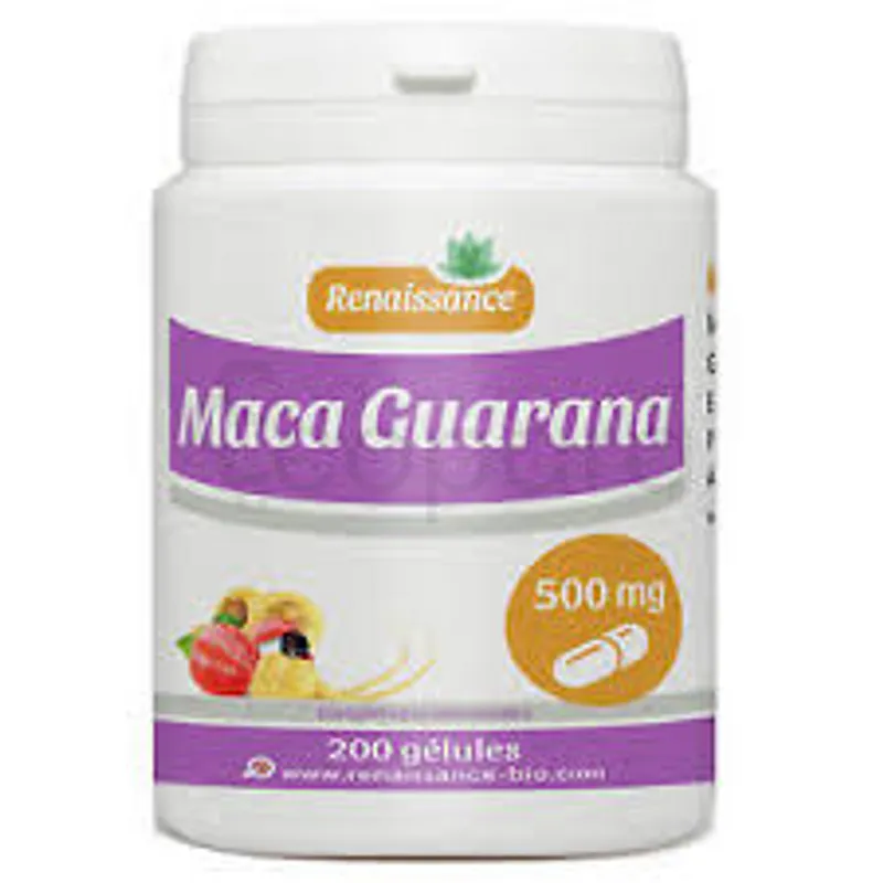 GPH MACA GUARANA 500MG BOITE DE 200 GELULES