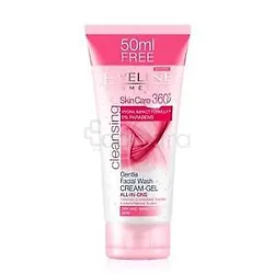 EVELINE GEL CREME POUR LAVAGE FACIAL DOUX SKIN CARE 360 200ML