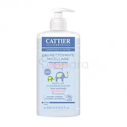 CATTIER BEBE EAU NETTOYANTE MICELLAIRE VISAGE ET CORPS 500ML