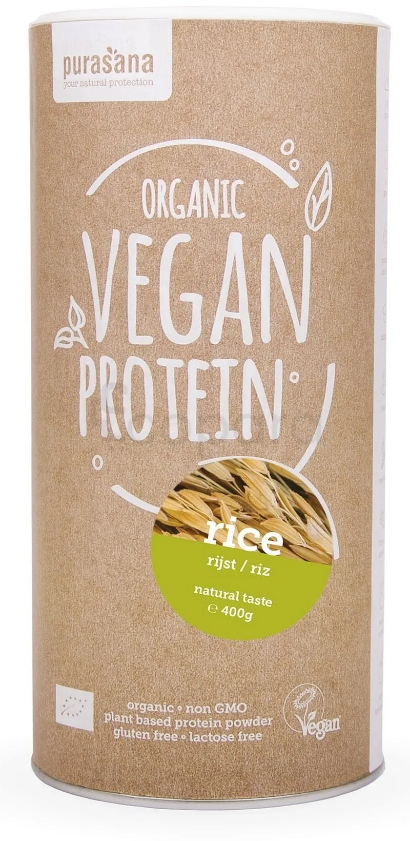 PURASANA VEGAN PROTEIN RIZ NATURE BIO 400G