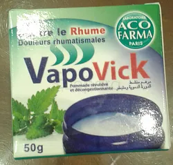 VAPOVICK POMMADE REVULSIVE DECONGESTIONNANTE 50G