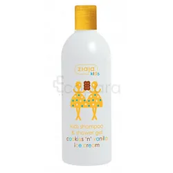 ZIAJA KIDS 2 EN 1 SHAMPOOING ET GEL DOUCHE COOKIES AND VANILLA ICE CREAM 400ML
