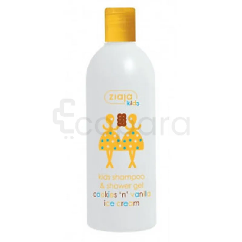 ZIAJA KIDS 2 EN 1 SHAMPOOING ET GEL DOUCHE COOKIES AND VANILLA ICE CREAM 400ML