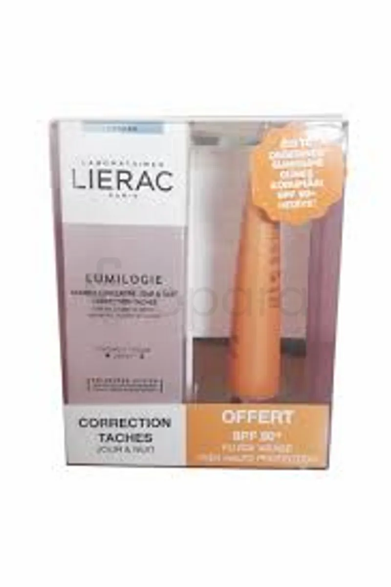 LIERAC PACK LUMILOGIE DOUBLE CONCENTRE JOUR NUIT 30ML + SUNISSIME FLUIDE VISAGE SPF50 OFFERT